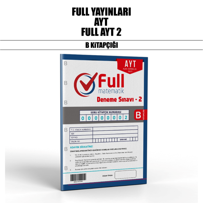 FULL YAYIN YKS AYT SNV 2-B - 25-26